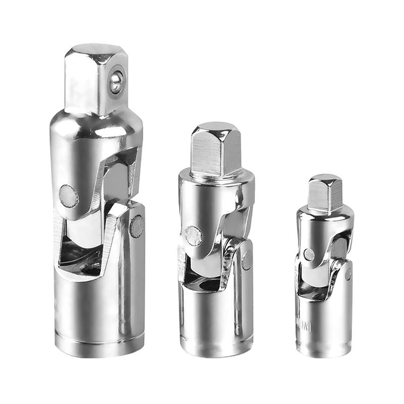 Universal Joint Wrench Socket Adapter Flexible Manual Socket Impact Tool 1/4 3/8 1/2 Sleeve Bendable Extension Bar A